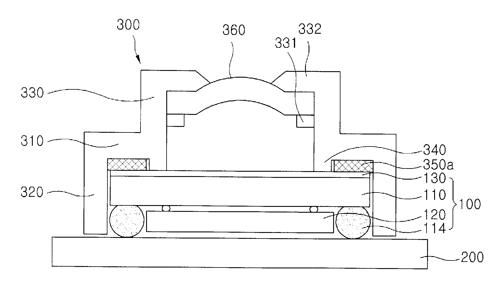 Image sensor camera module and method of manufacturing the same