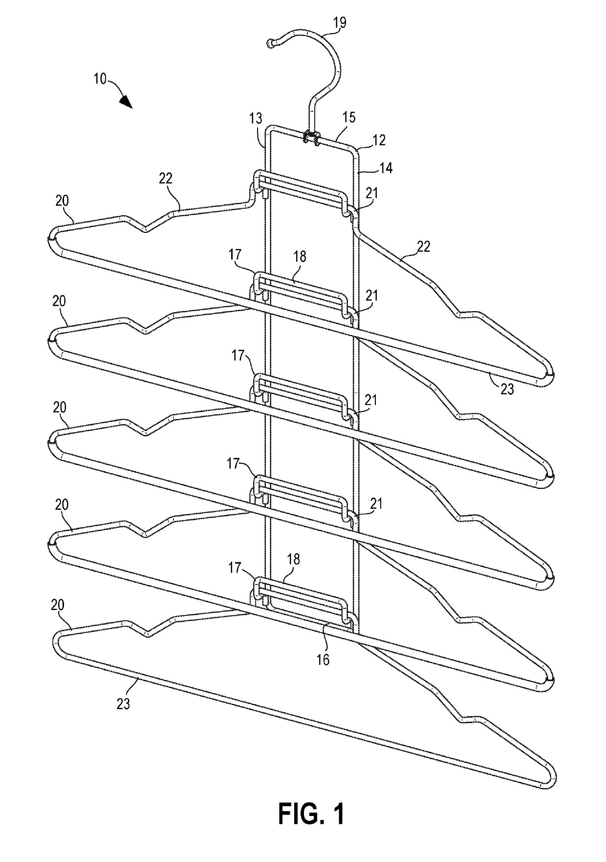 Tiered hanger