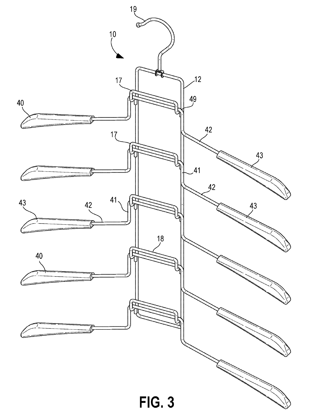 Tiered hanger