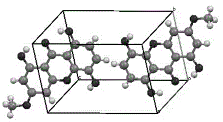 Bellidifolin single crystal as well as preparation method and application thereof