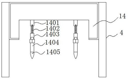 Detection line with sorting and transferring functions used for detection of metal pendants on clothing