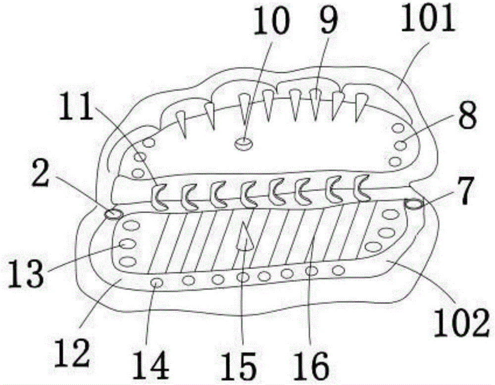 Quilt cover clip capable of preventing quilt core creasing