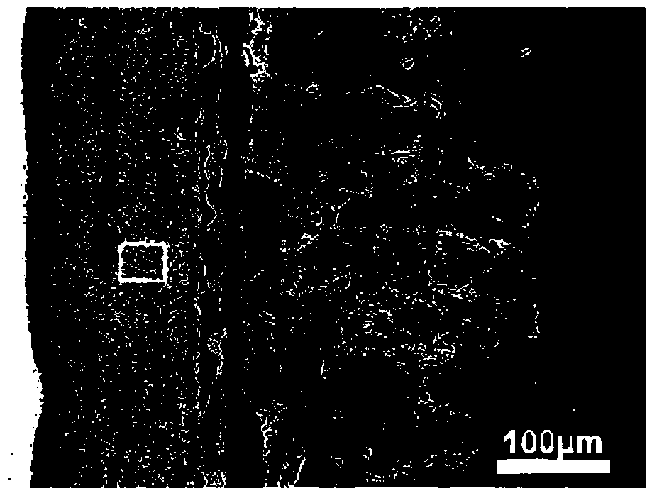 Characterization method for distinguishing multi-phase sinter in hot-rolled silicon steel