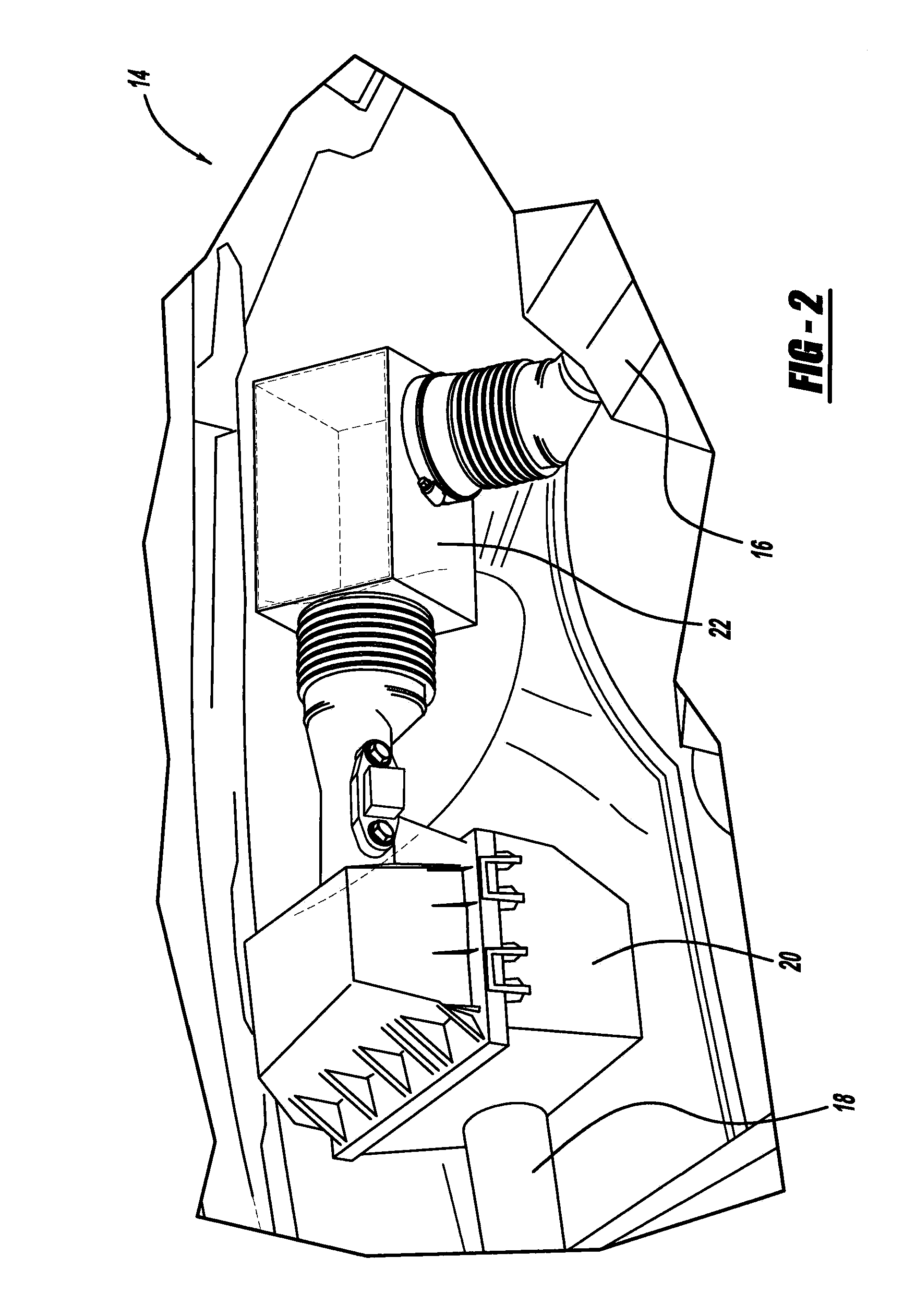 Flexible seal and molded rigid chamber