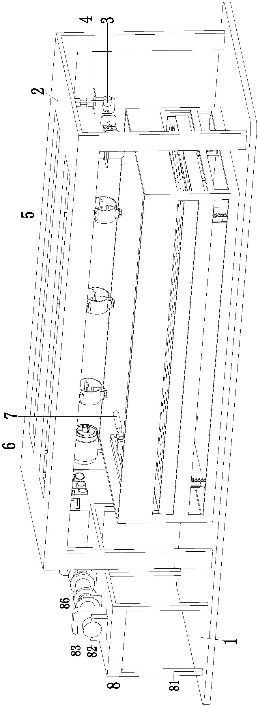 Segmented recycling device of electric power cables