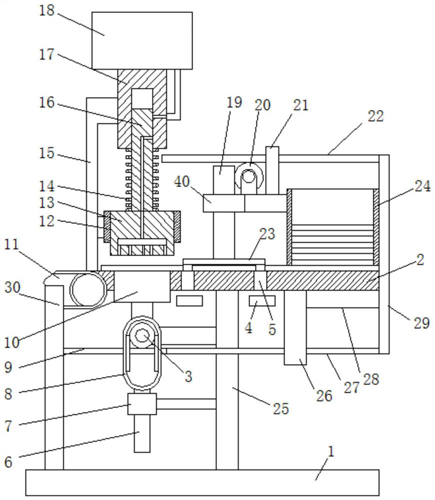 A processing machine for decorative gussets for building interior decoration and its use method