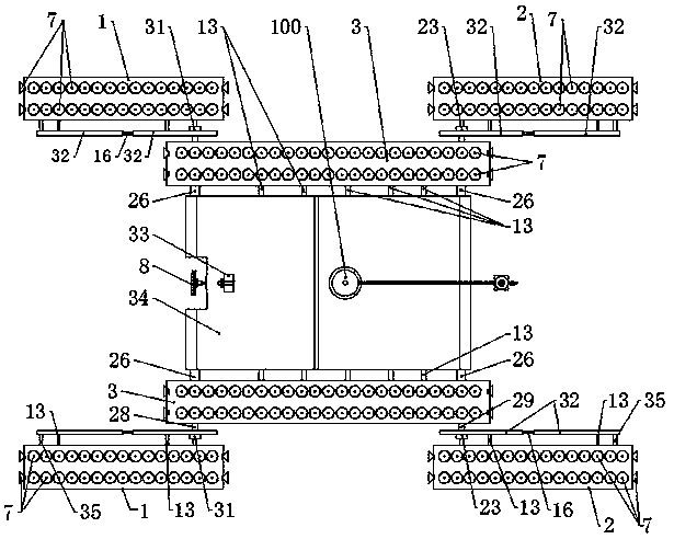 Walk climbing vehicle and detection robot based on the same