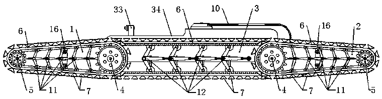 Walk climbing vehicle and detection robot based on the same