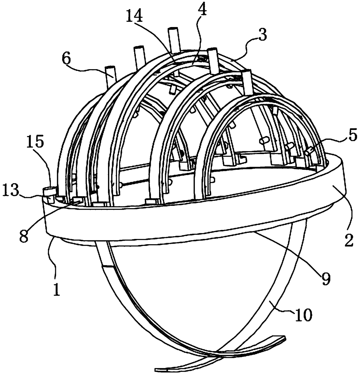 An EEG monitor head cover for neurology