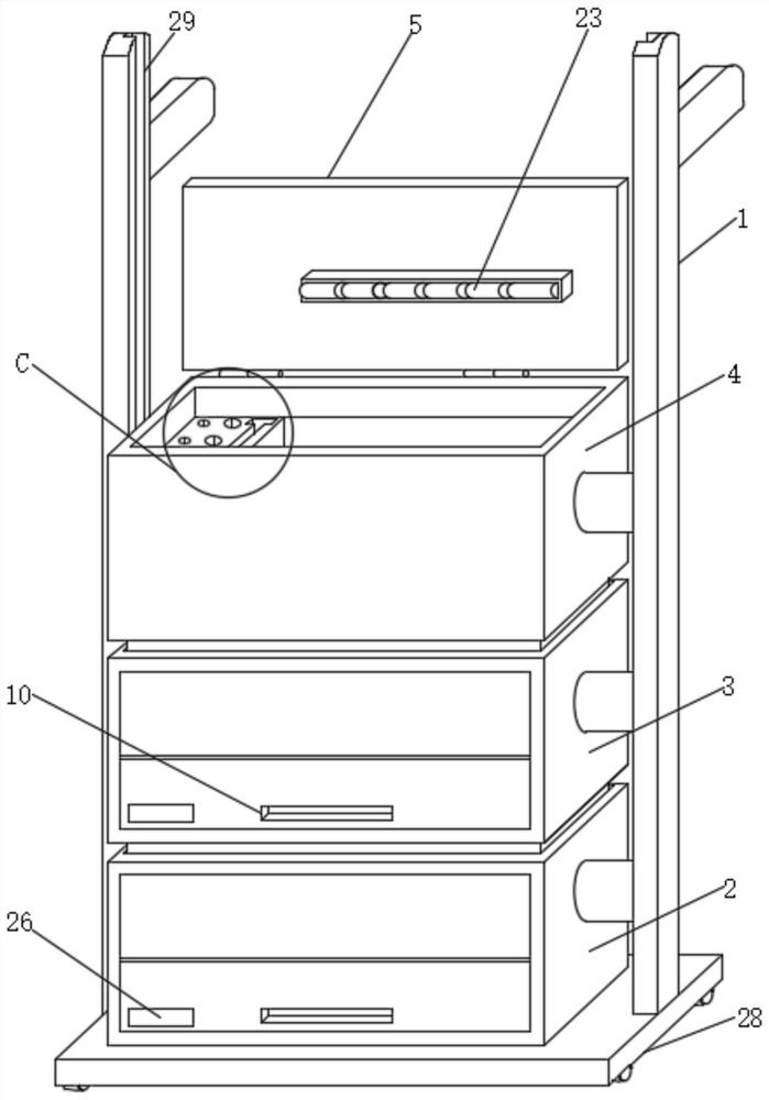 Medical plastic instrument collection box