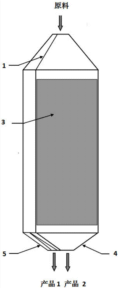 Friction electric separator filled with packing friction plates