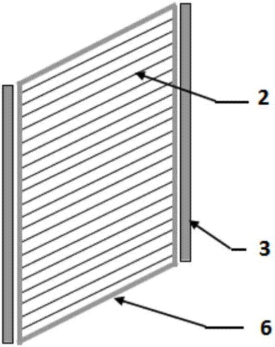 Friction electric separator filled with packing friction plates