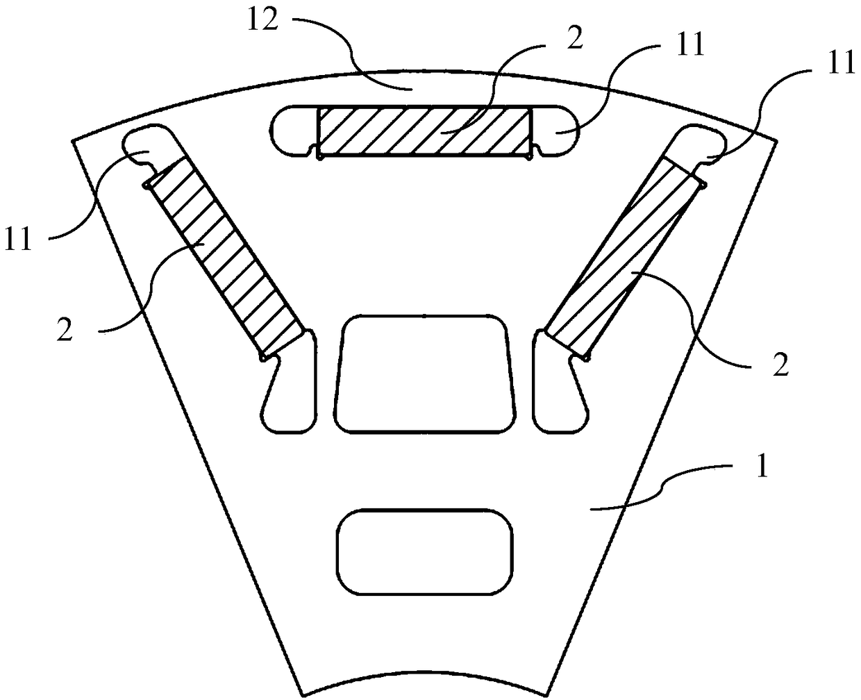 Rotor and permanent magnet motor