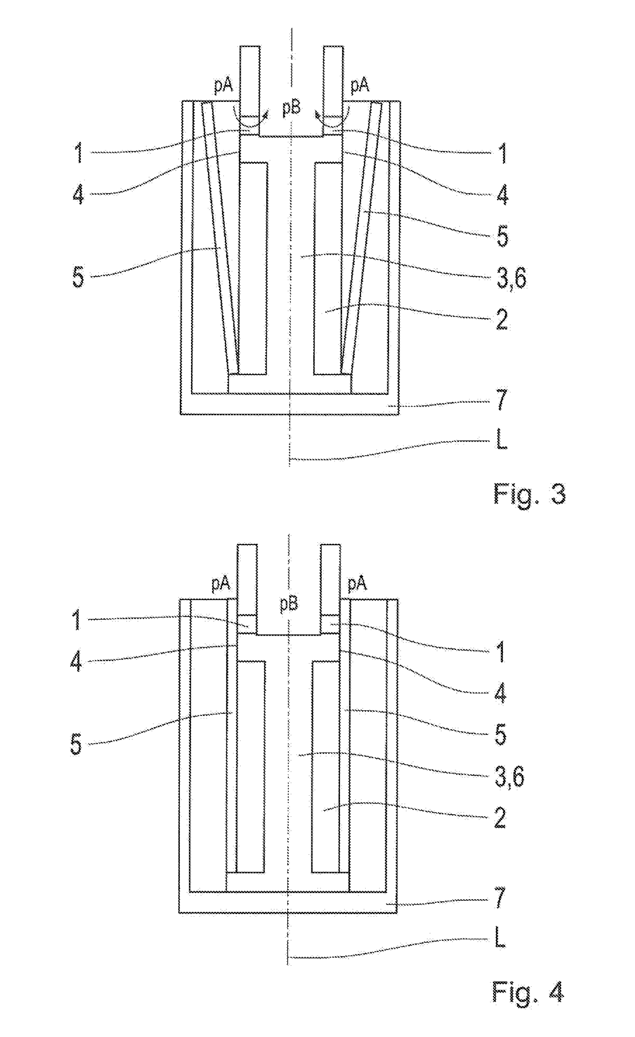 Electromagnetic valve with spring tongues