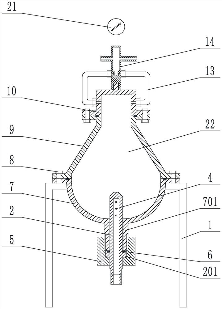 Rotational flow opposite impact type PIV solid particle generator and particle generation method