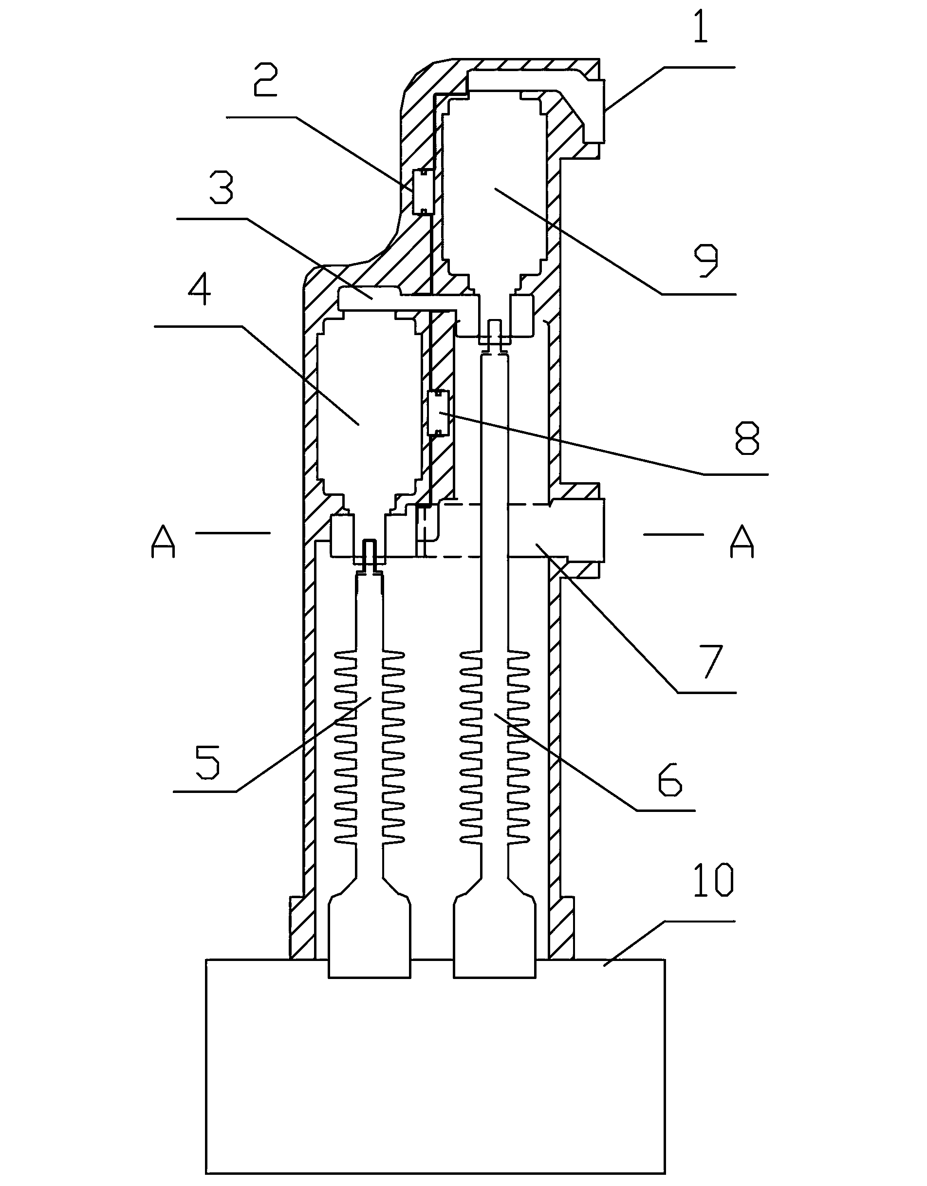 Vacuum switch for medium-voltage switching capacitor bank