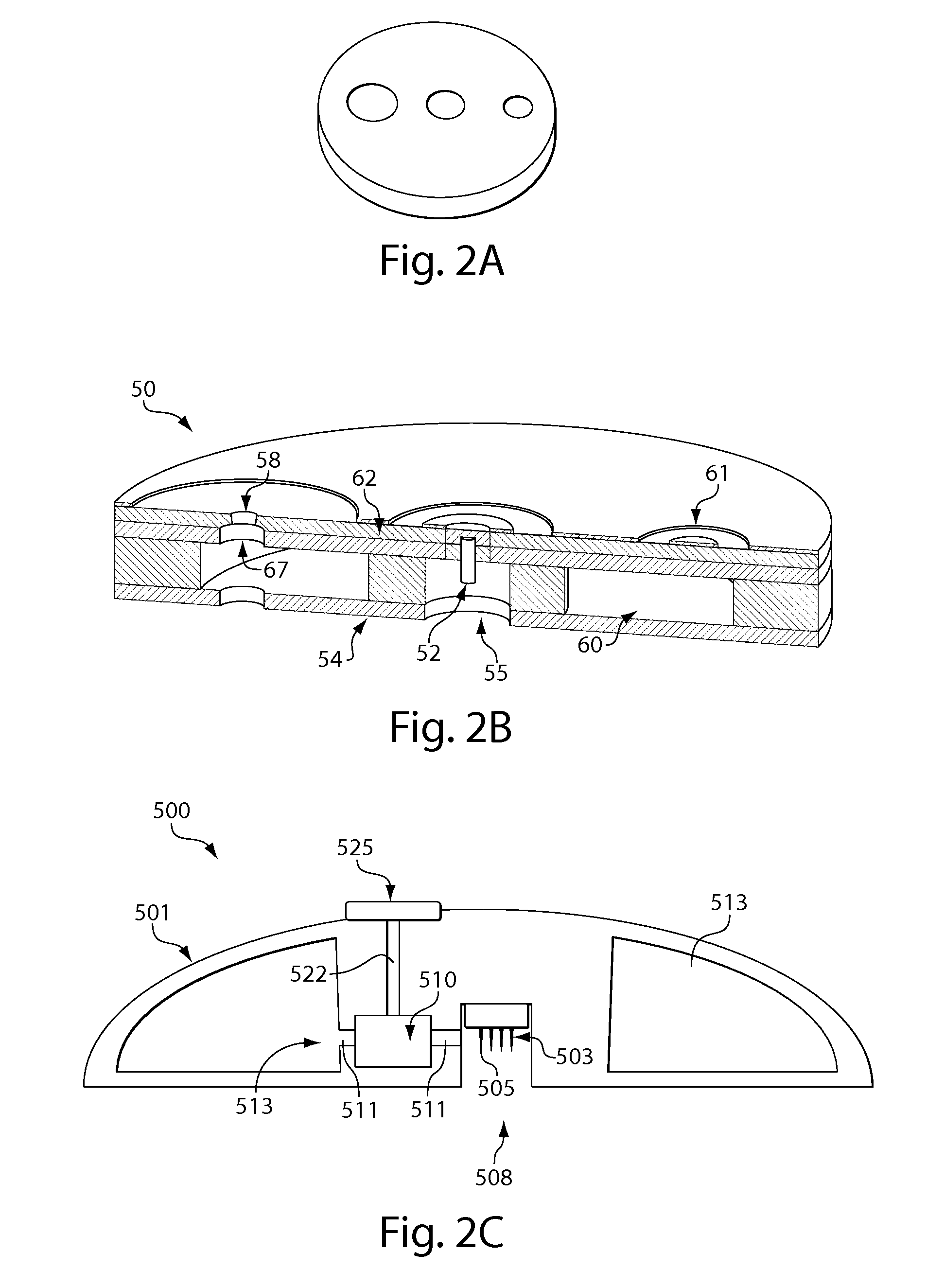 Sampling devices and methods involving relatively little pain