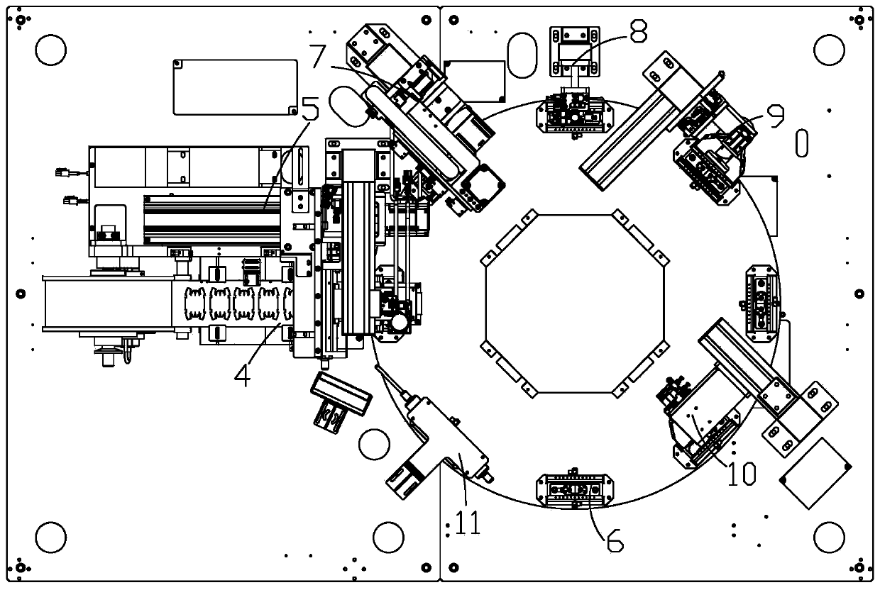 Semi-automatic film sticking equipment