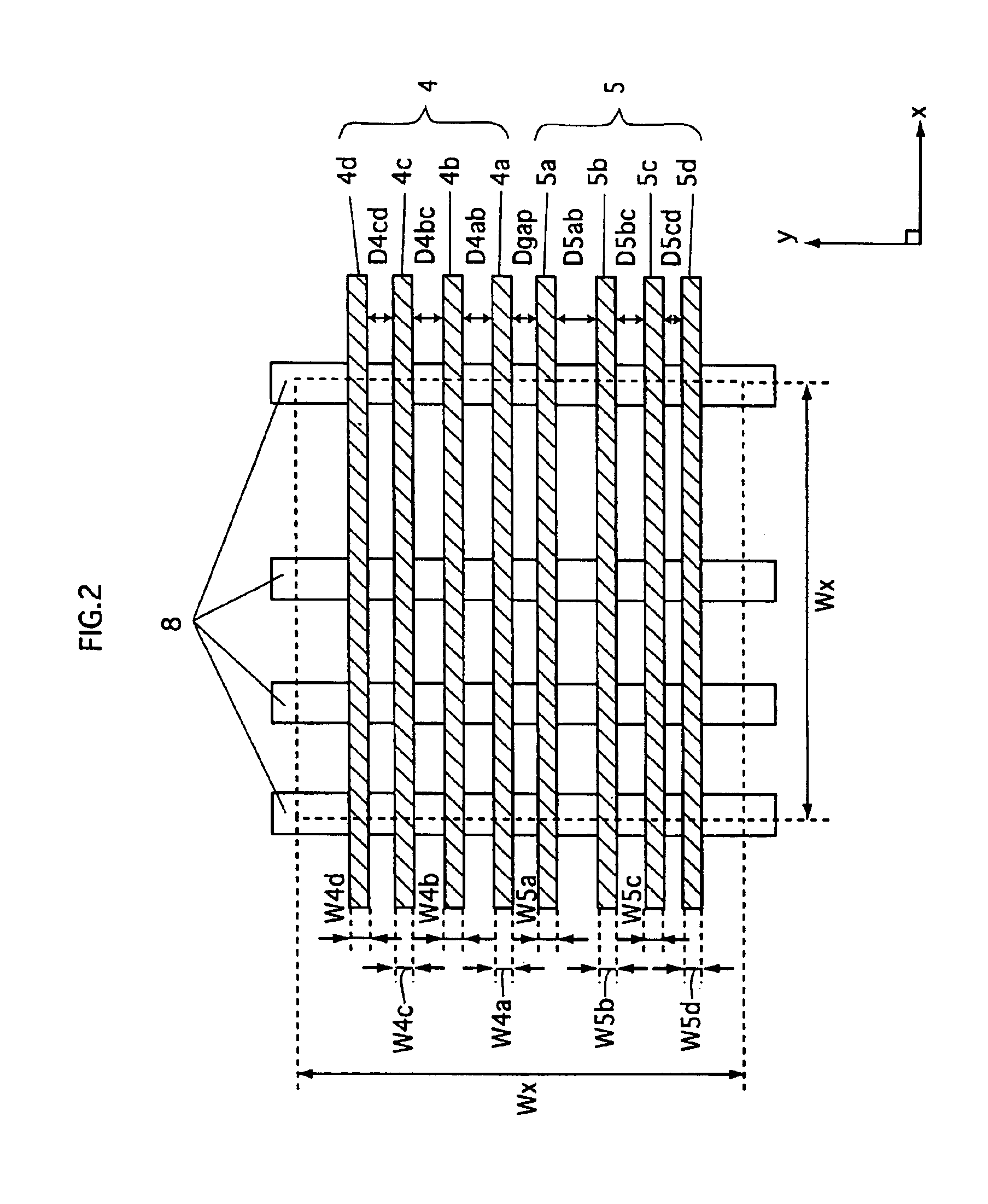 Gas discharge panel