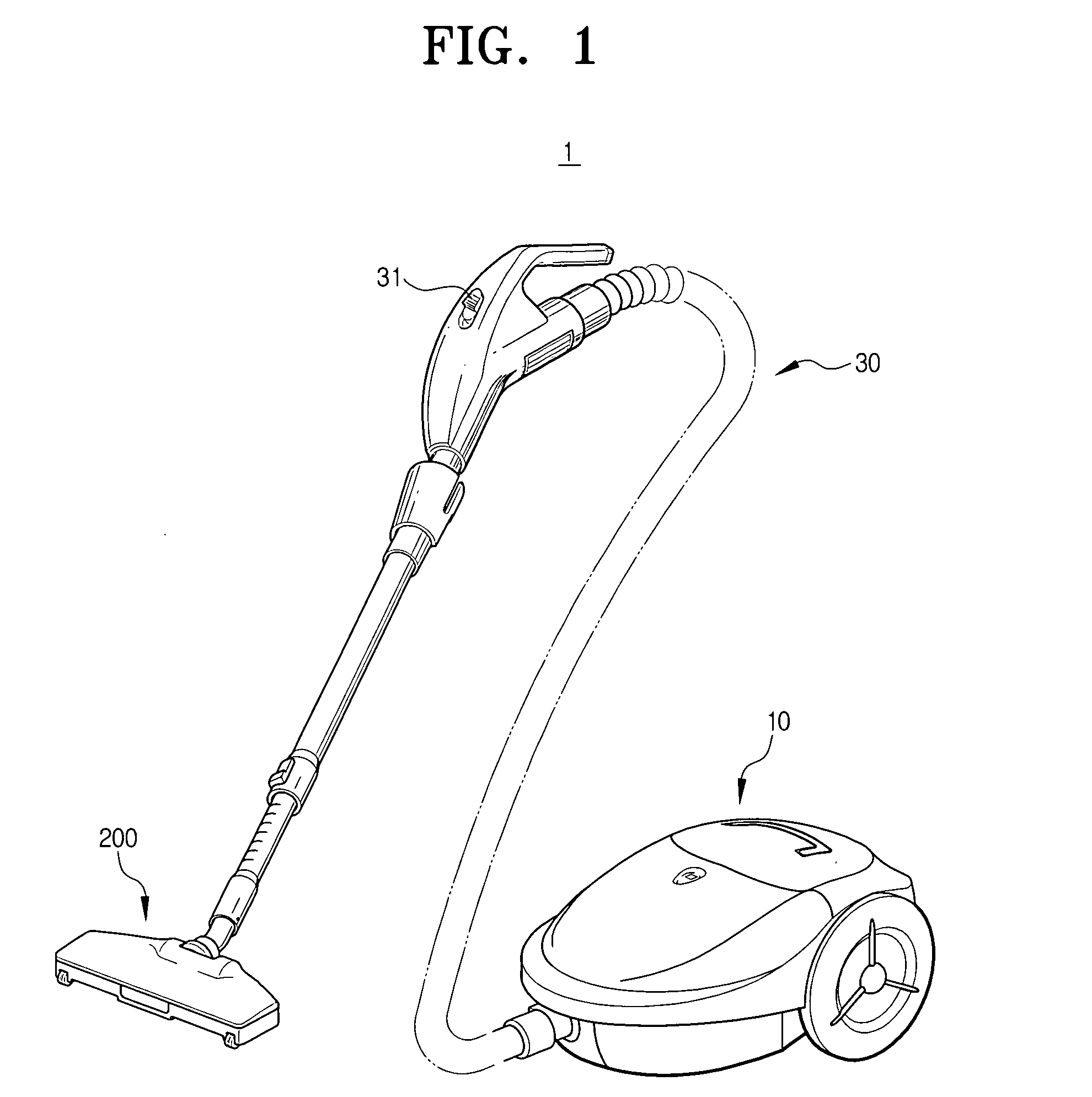 Turbine brush of a vacuum cleaner