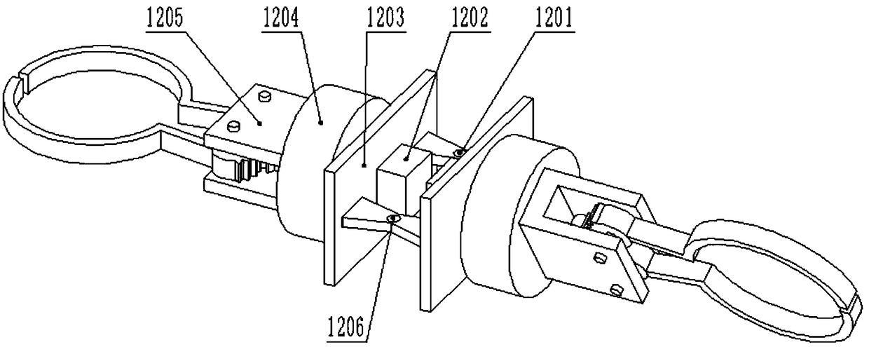 An automatic bottle changing device for infusion bottles