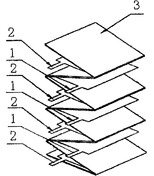 Large-capacity power lithium battery and preparation method thereof