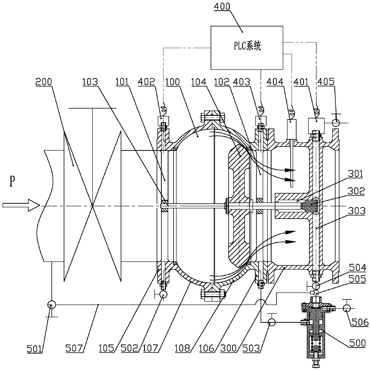 Tube explosion cut-off valve