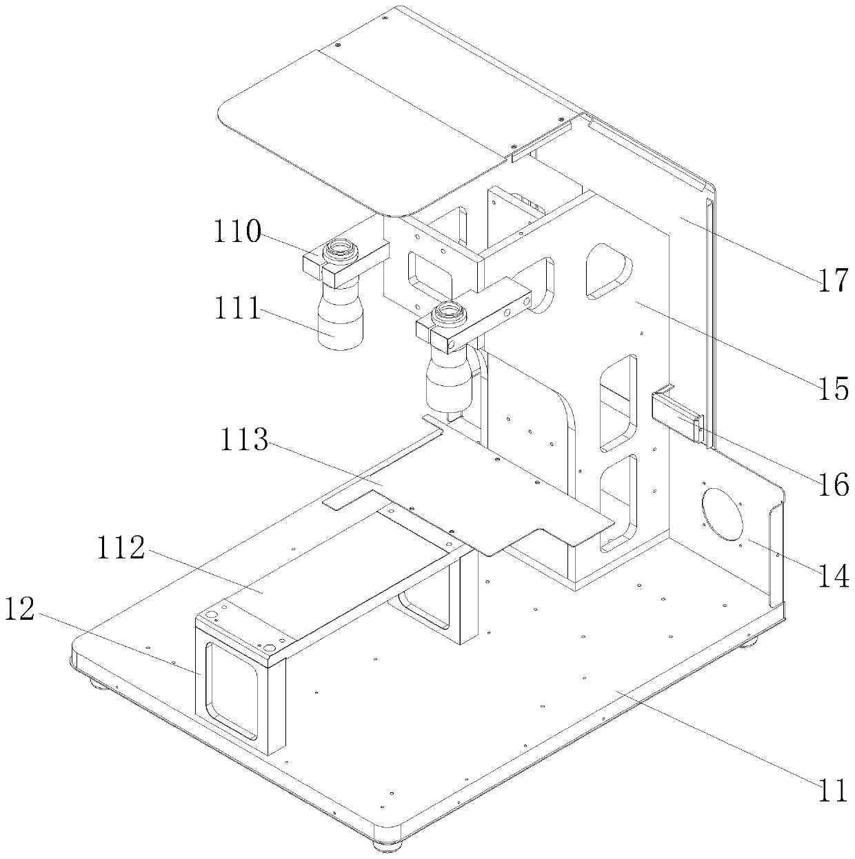 3D glass profile measuring instrument and application method thereof