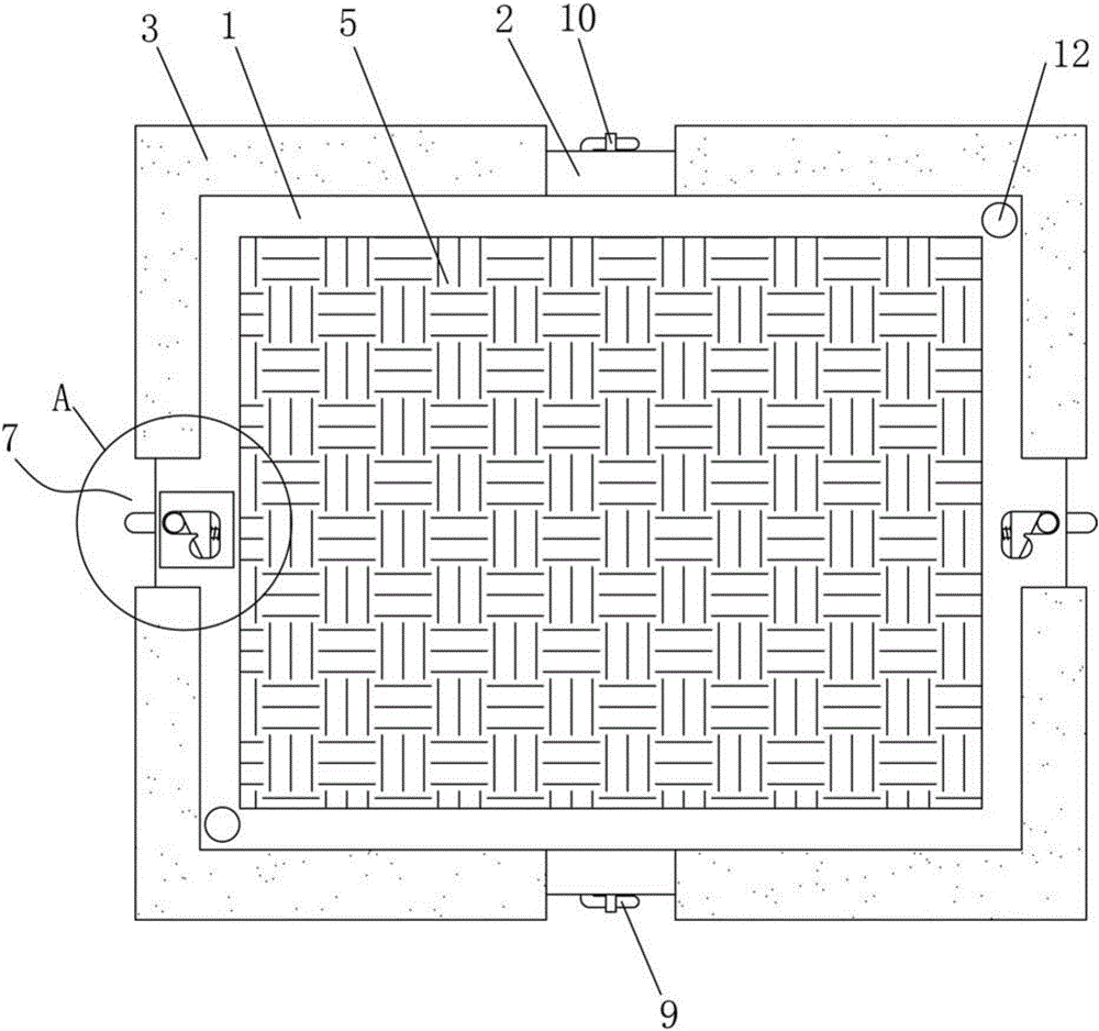 Gas filtering device