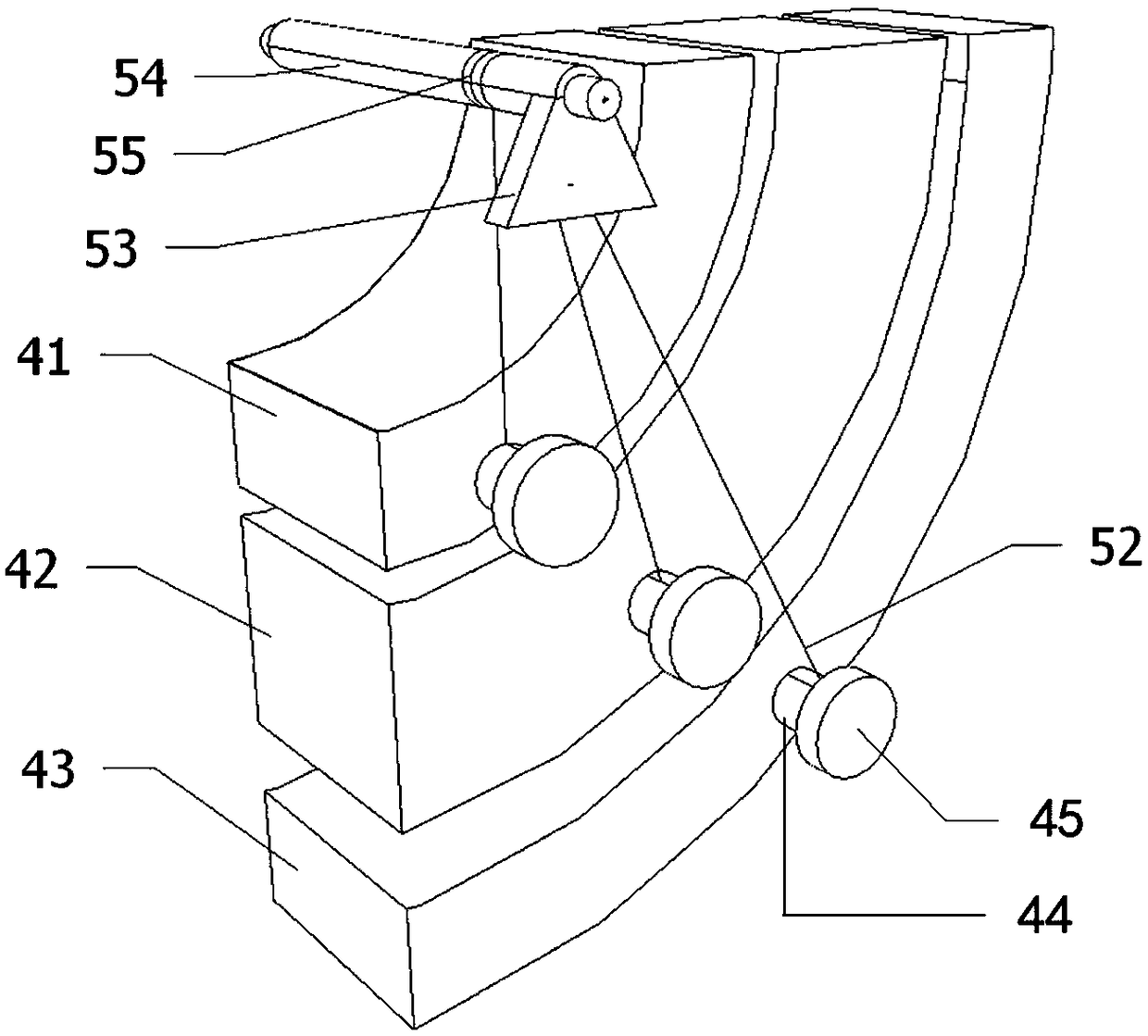 Improved hydrostatic pressure testing device and testing method