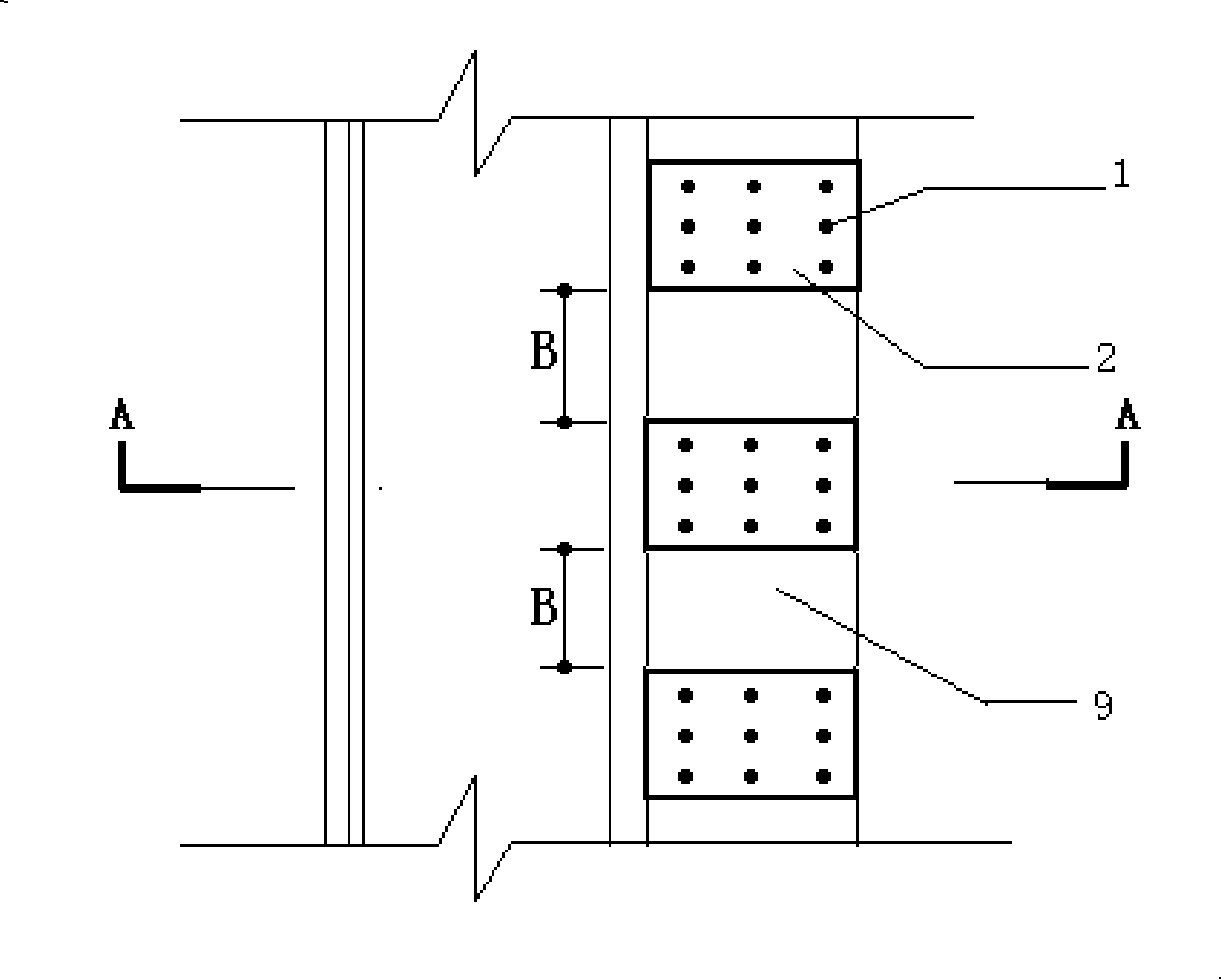 Skid resistant composite structure of miniature pile and method for reinforcing side slope