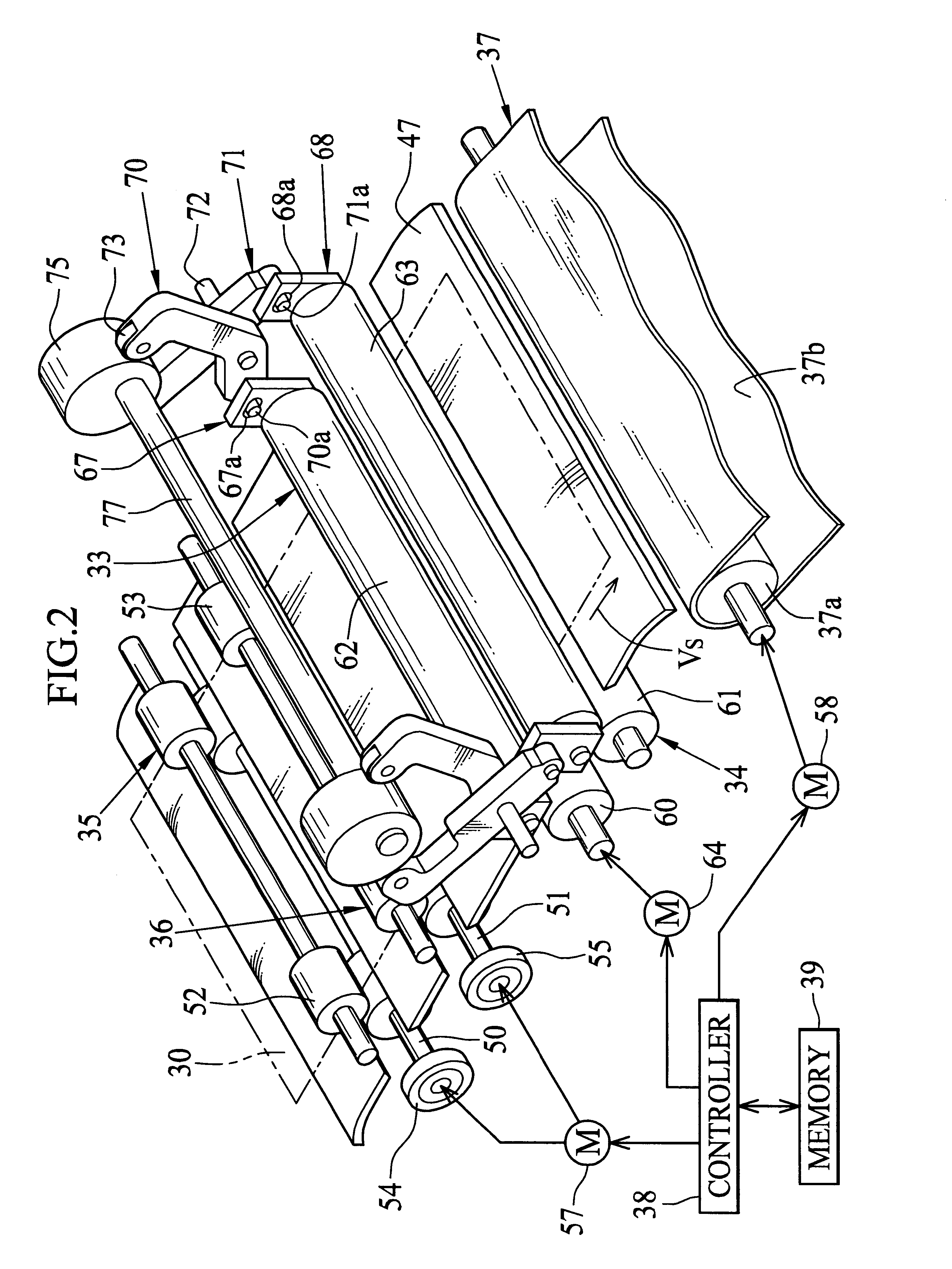 Recording sheet feeding device