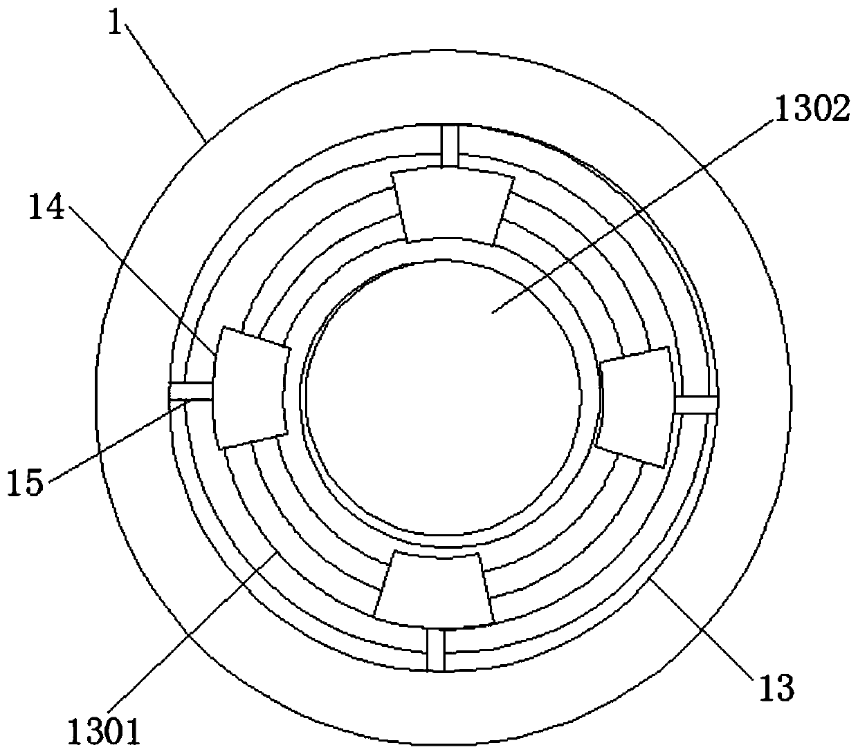 Device for graphically cutting wood by using drill bit