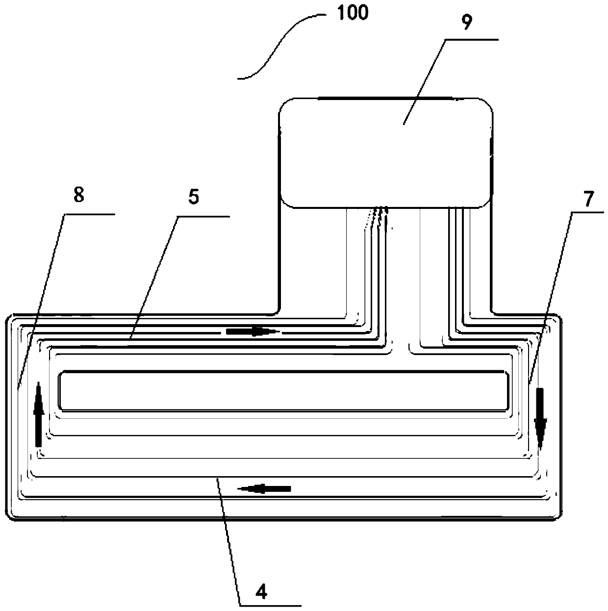 Electronic device having miniaturized near field communication antenna