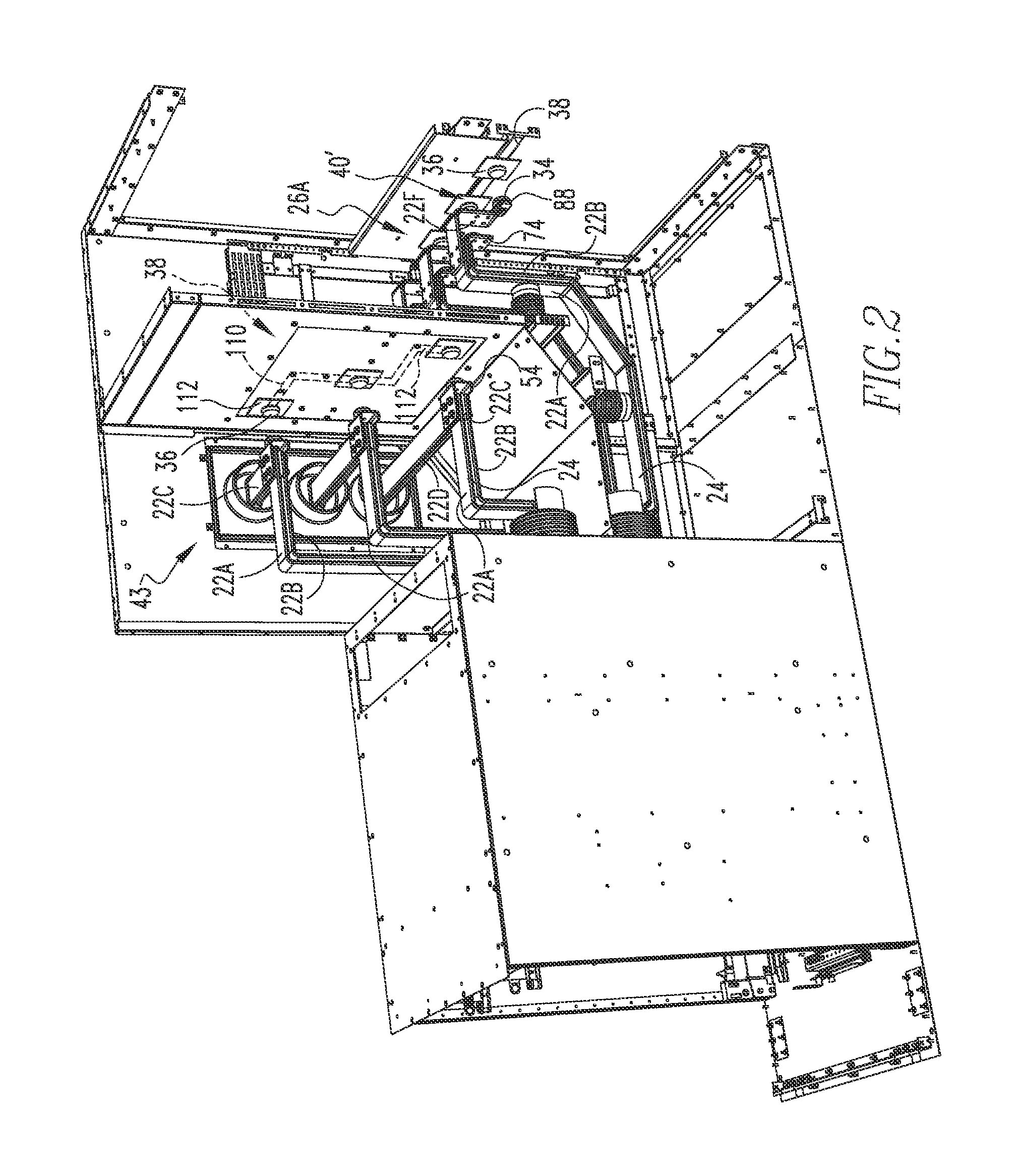 Arc management system for an electrical enclosure assembly