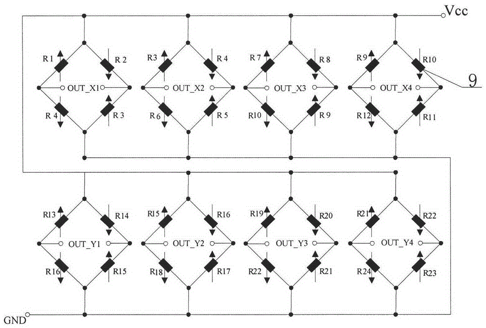 A four-cilia biomimetic mems vector underwater acoustic sensor microstructure