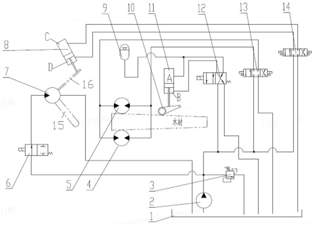 Wood fixed-length measurement cut-off control device and method for feller