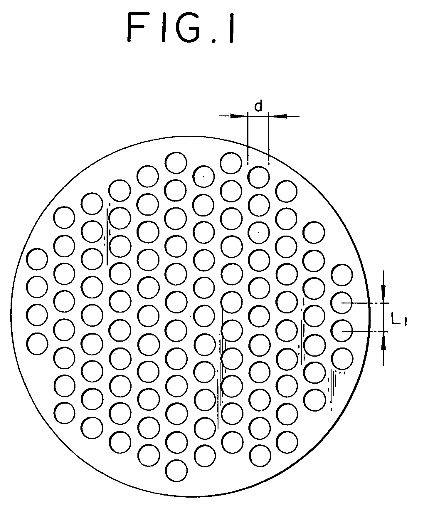 Perforated tray column without downcomer