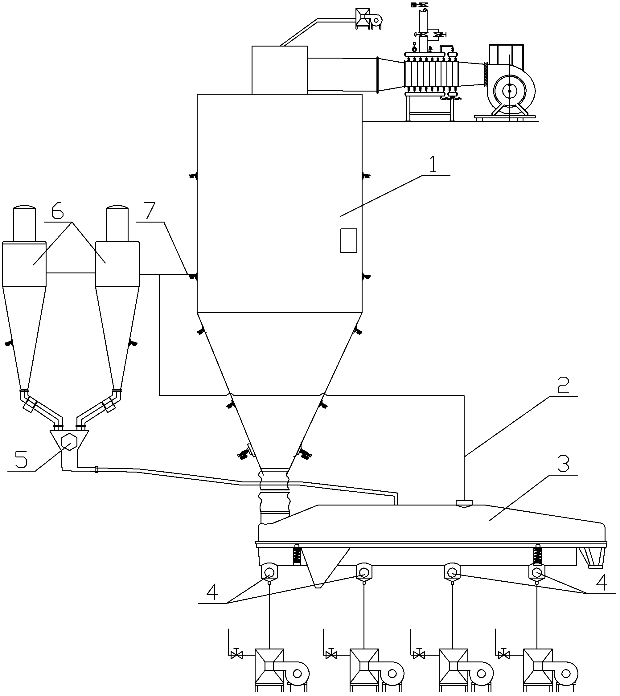 Material drying system