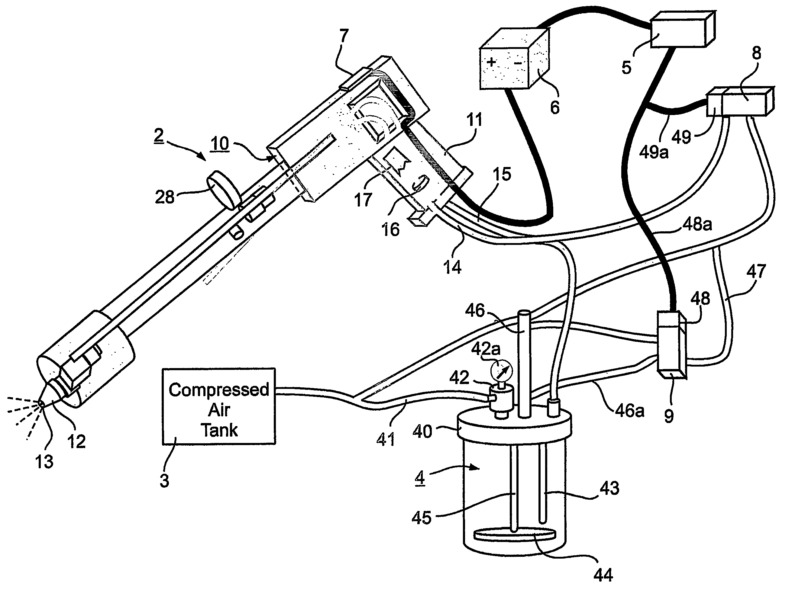 Liquid discharge apparatus particularly useful as a portable inoculation gun for anti-virus inoculation of plants