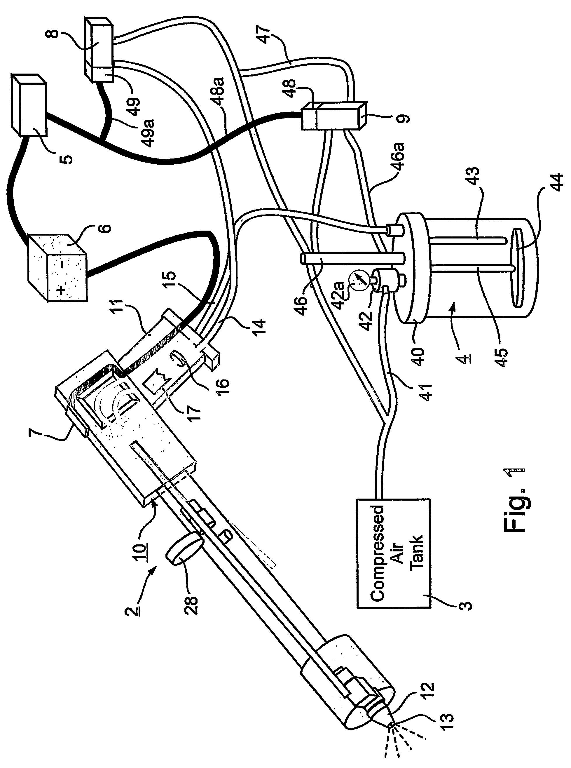 Liquid discharge apparatus particularly useful as a portable inoculation gun for anti-virus inoculation of plants