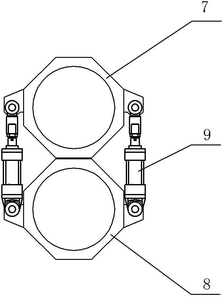 Double-roll calendering machine for graphite radiating paper