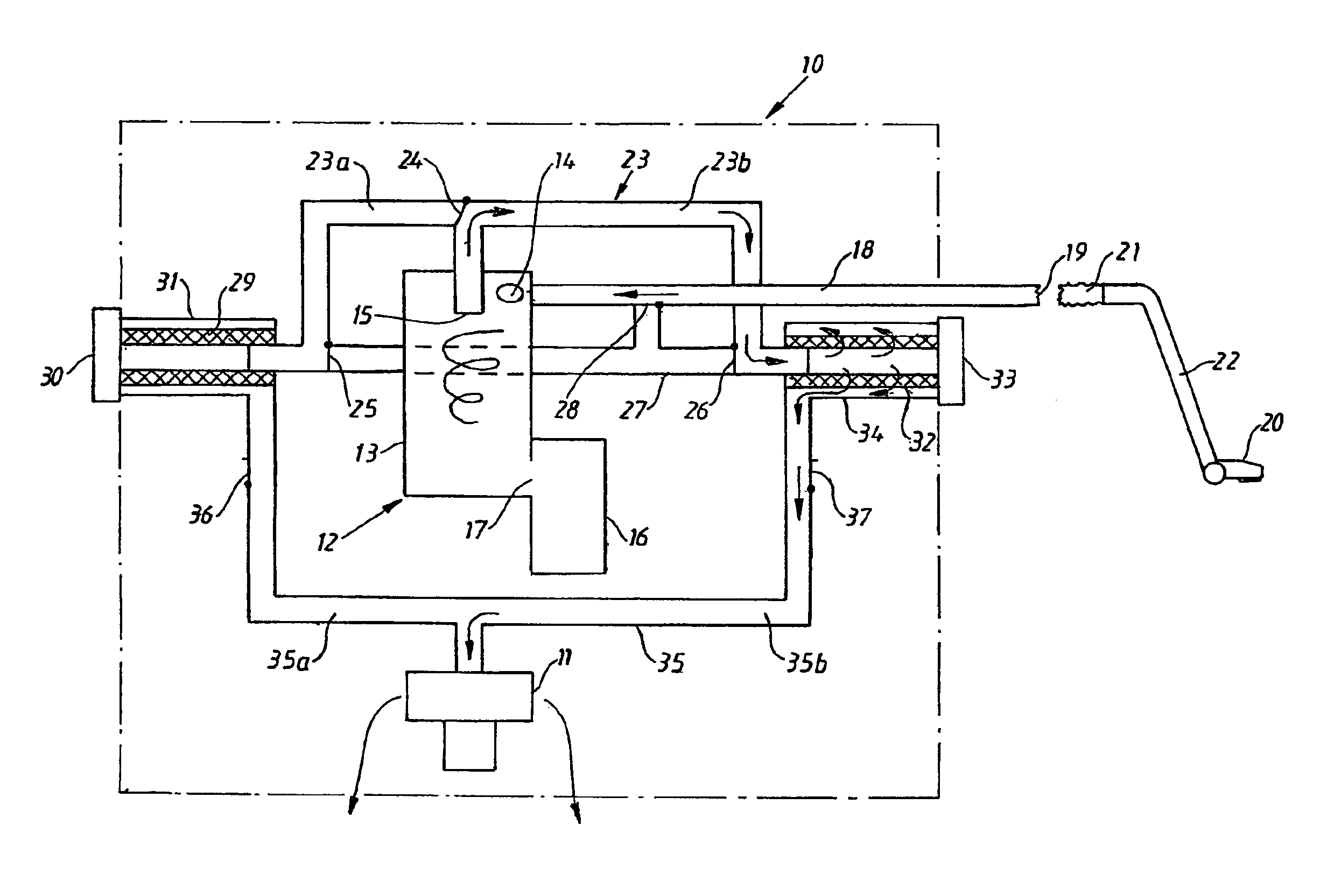 Filter cleaning system for a vacuum cleaner