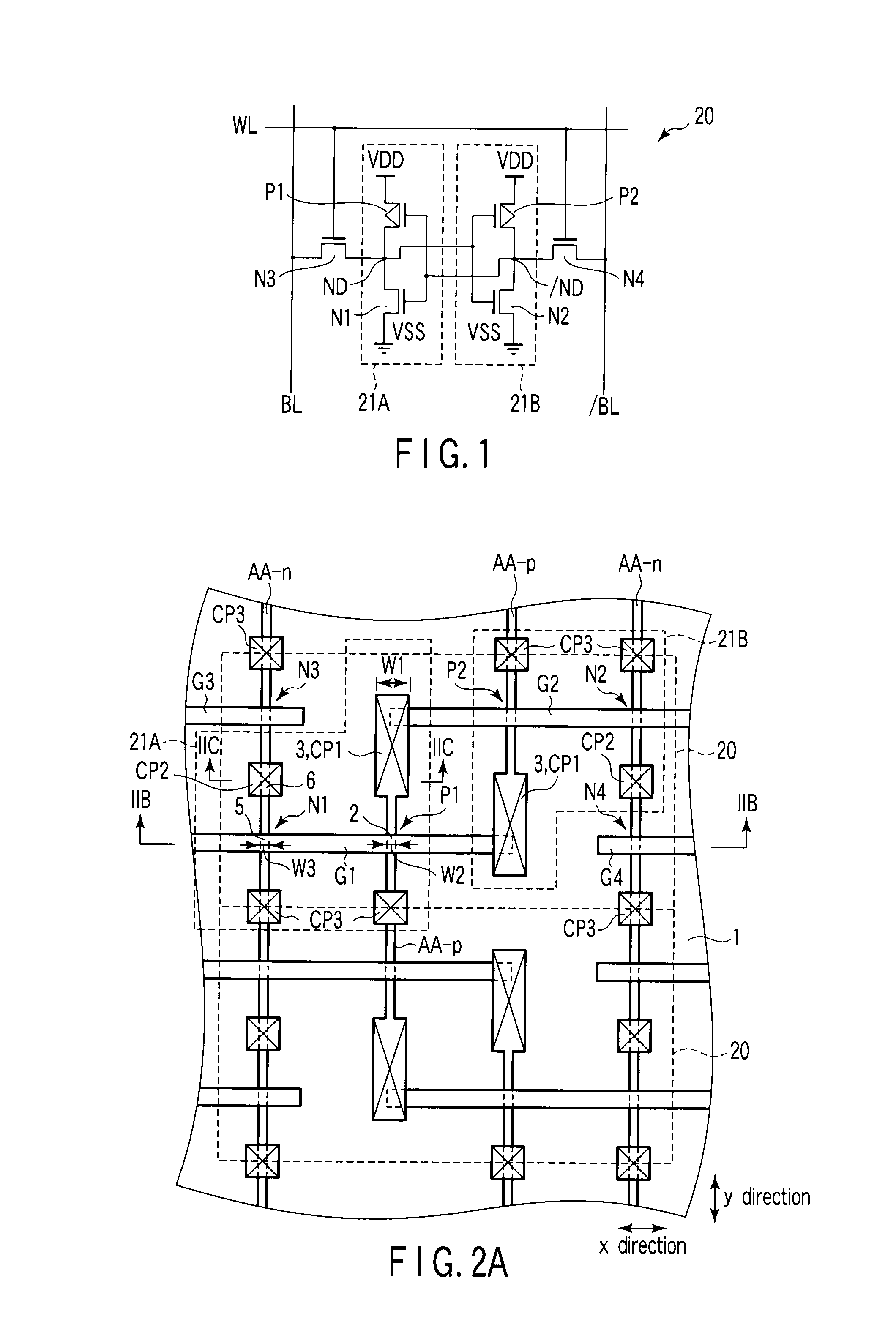 Semiconductor device including n-type and p-type FinFET's constituting an inverter structure