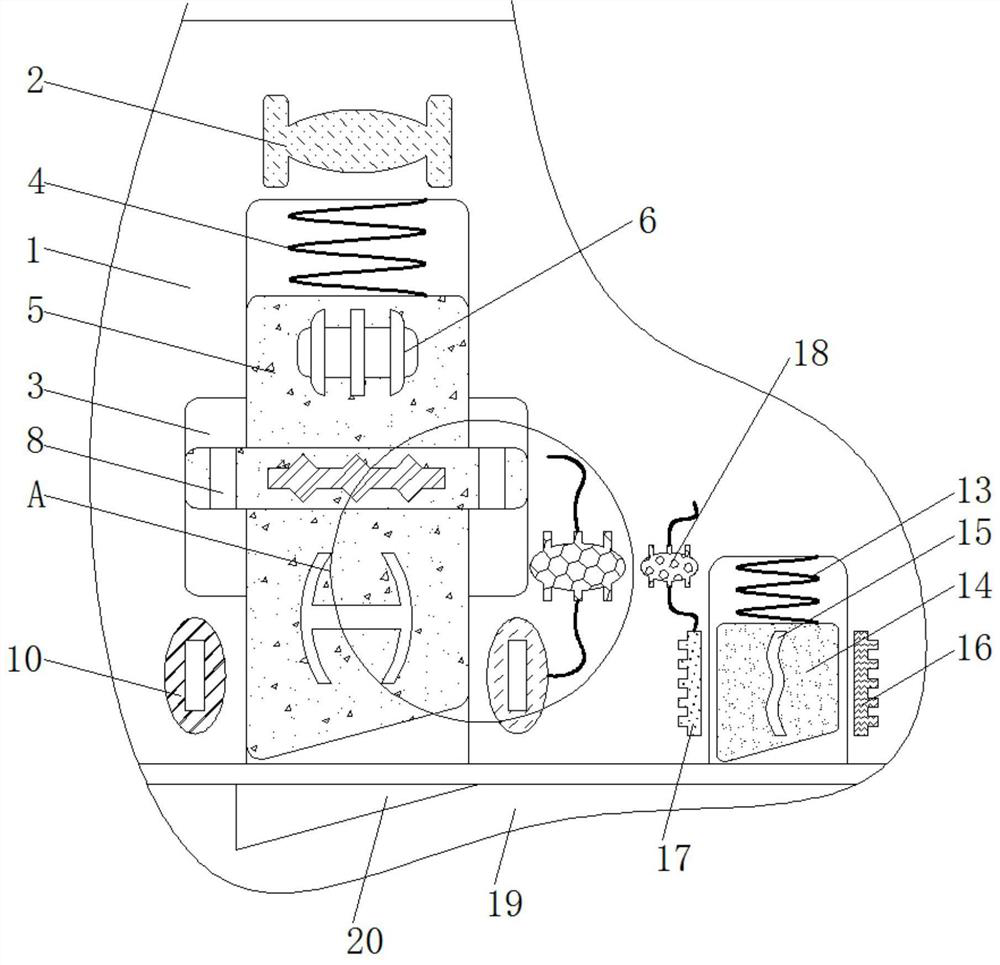 False pulling prevention device for new energy automobile charging device