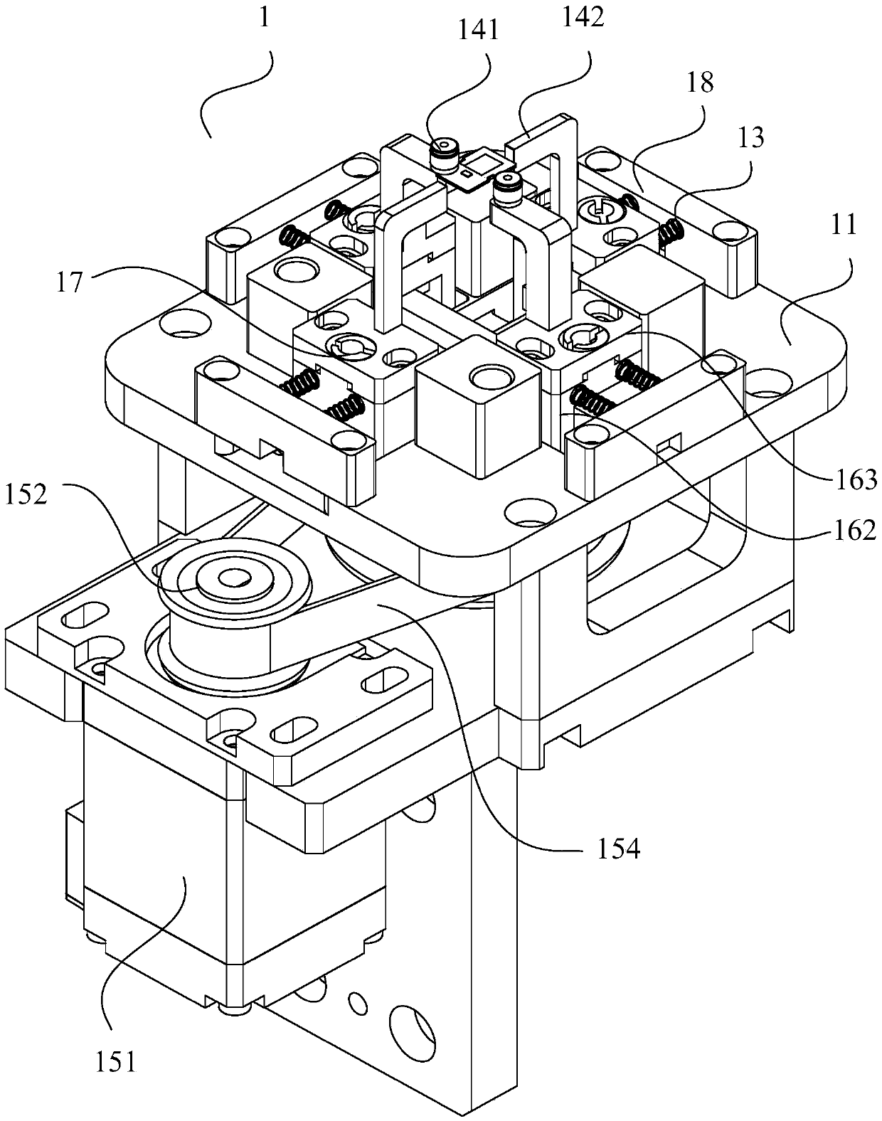 Central locating mechanism and device