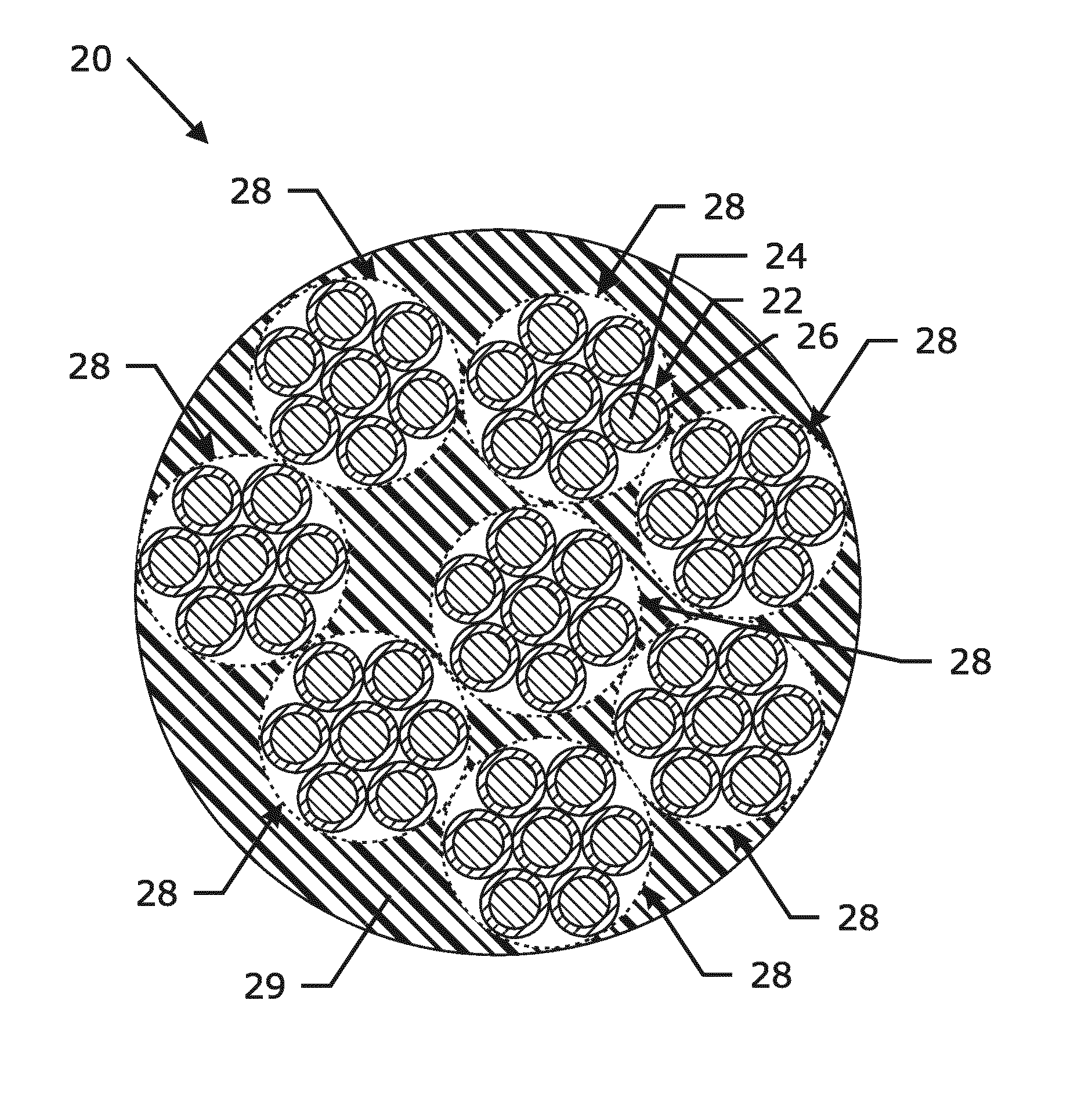 Heating cable comprising steel monofilaments