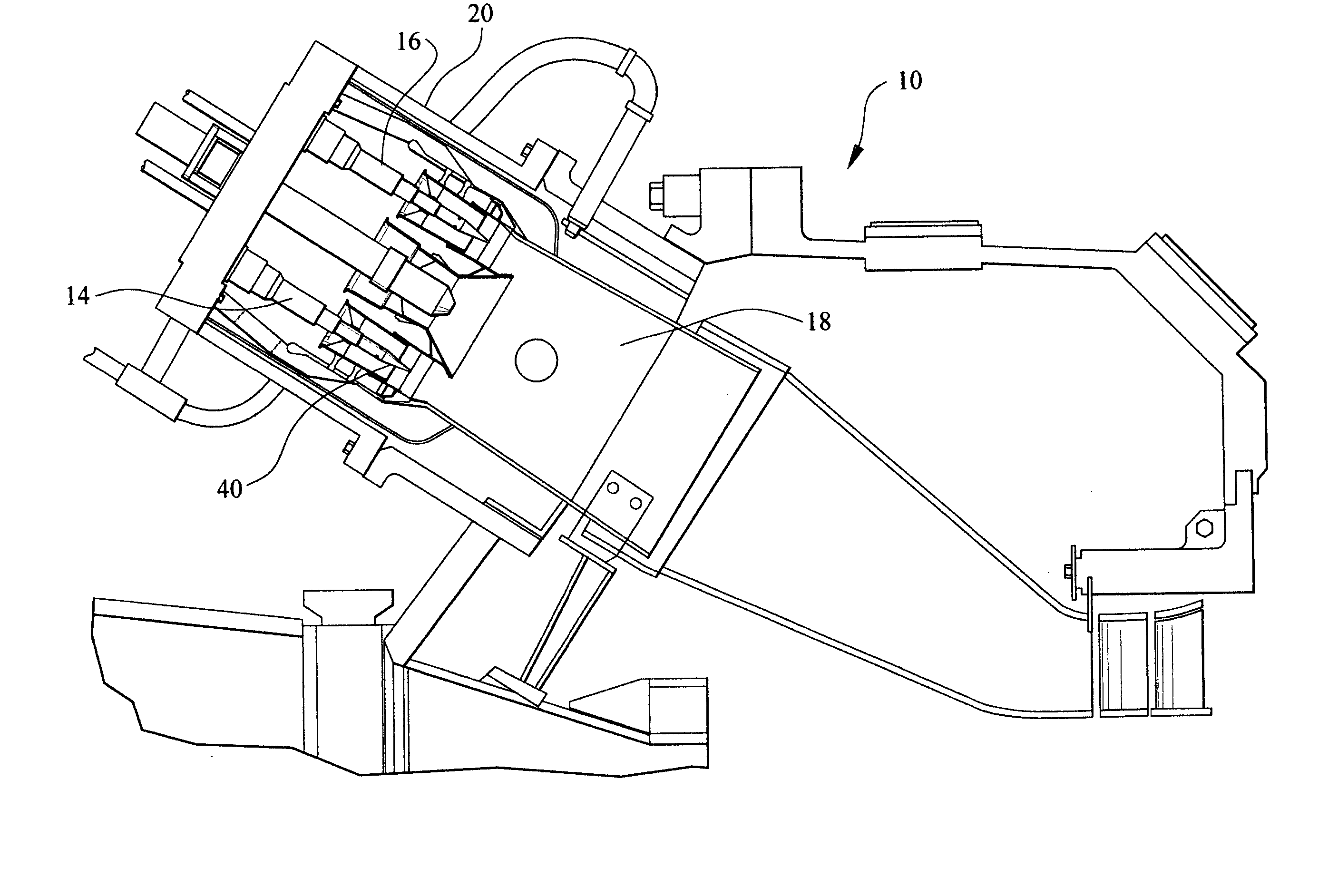 Fuel injection system for a turbine engine