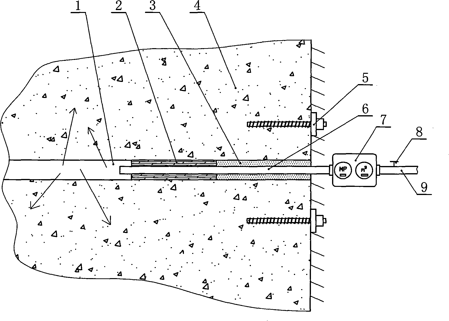 Water infusion hole sealing method and device of coal face coal