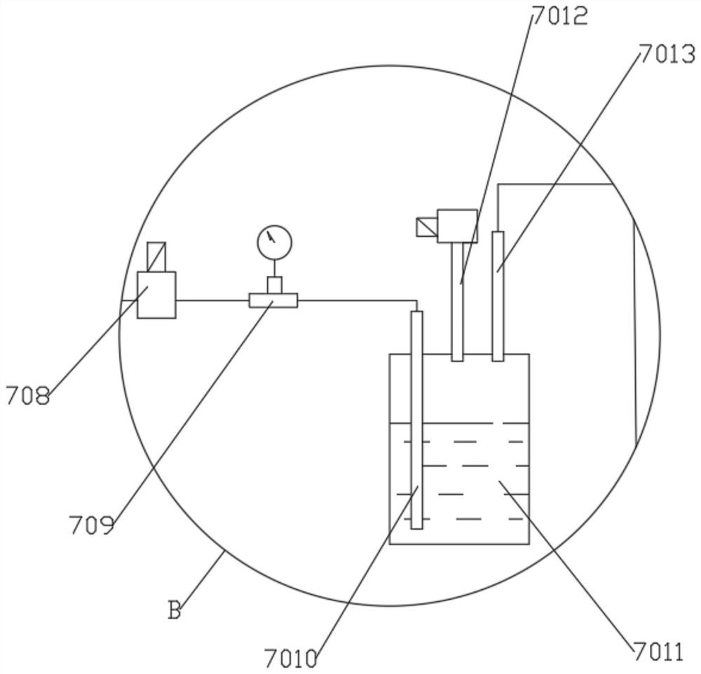 Process chamber with water vapor evaporation system